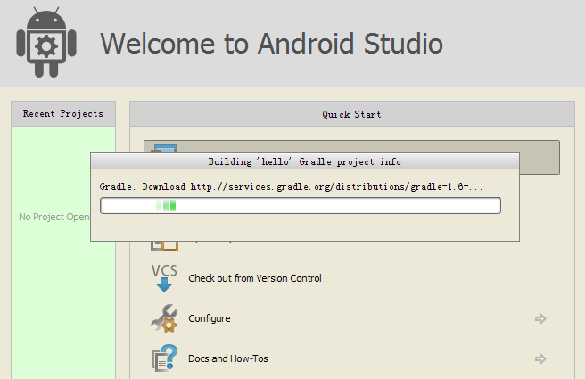 Android Studio v0.1